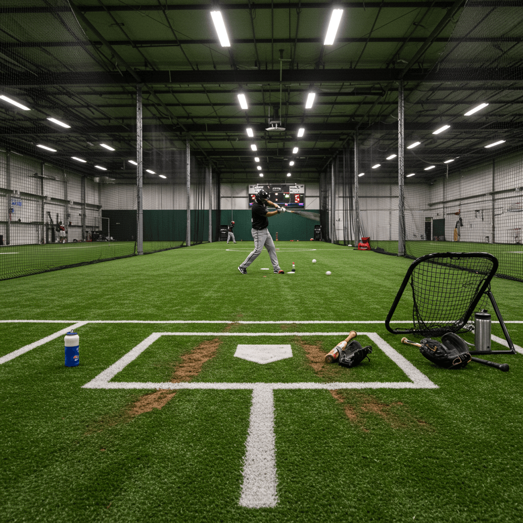 Durable artificial turf for batting cages and training facilities in Olathe
