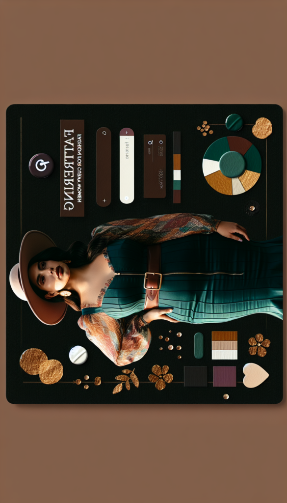 Confident curvy woman wearing a flattering wrap dress that emphasizes her waist and curves